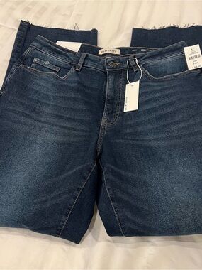 NWT Warp + Weft RFD Plus Straight Jeans - deep waters - size 14W / 32